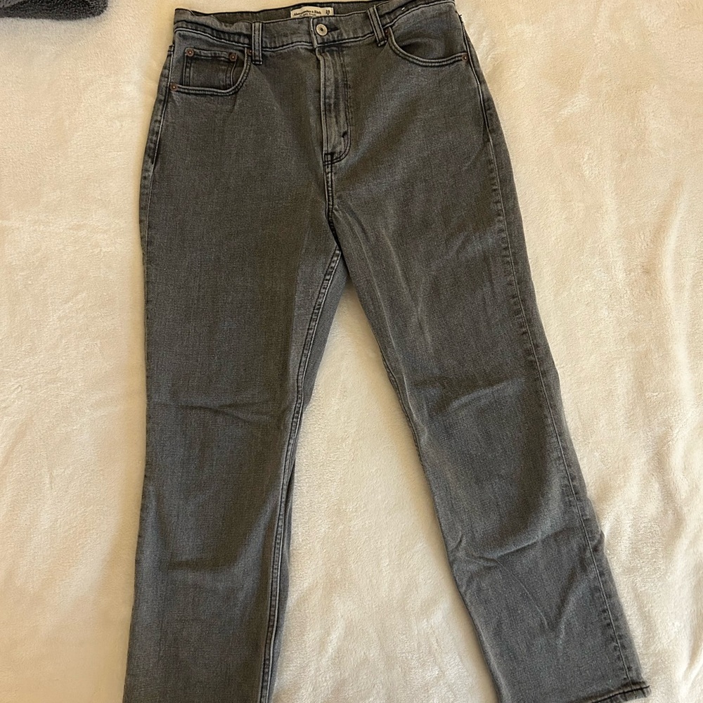 Abercrombie & Fitch Gray Denim Jeans